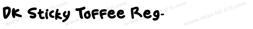 DK Sticky Toffee Reg字体转换